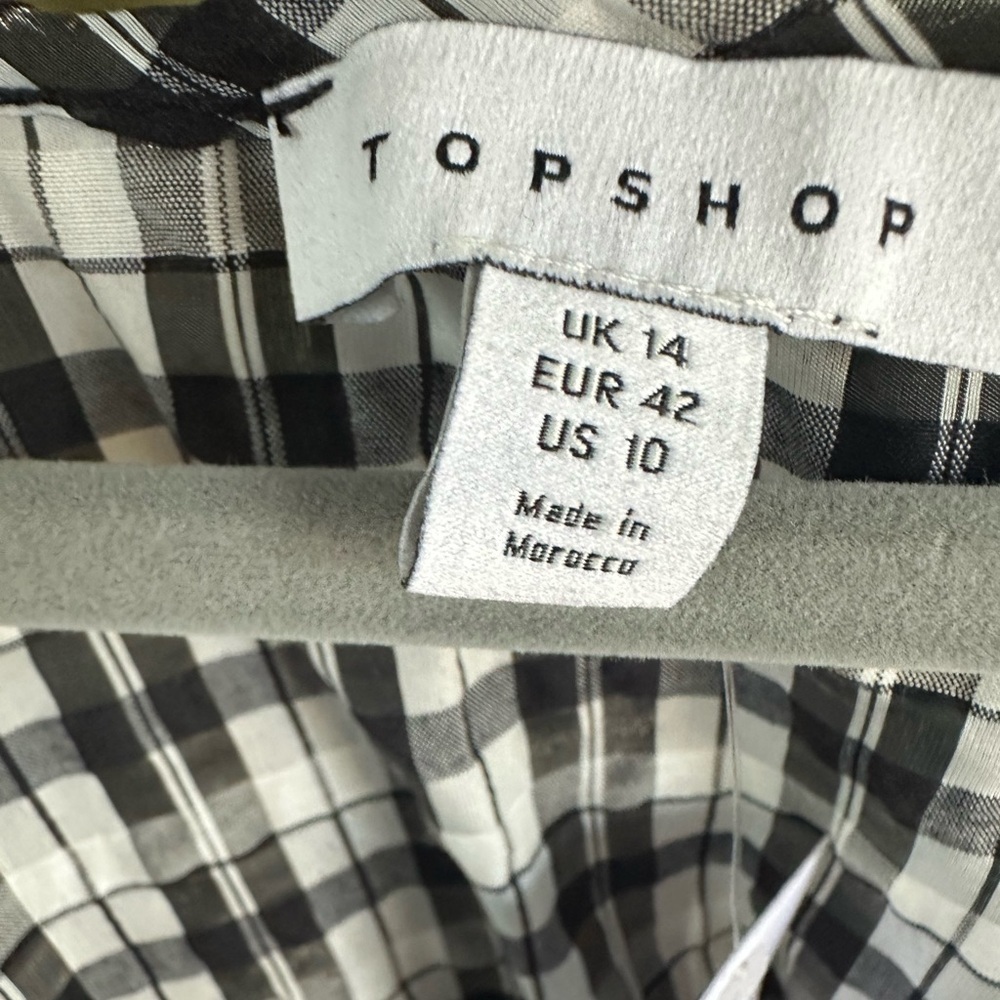 Topshop Peplum Top Size: 10 - Picture 7 of 12